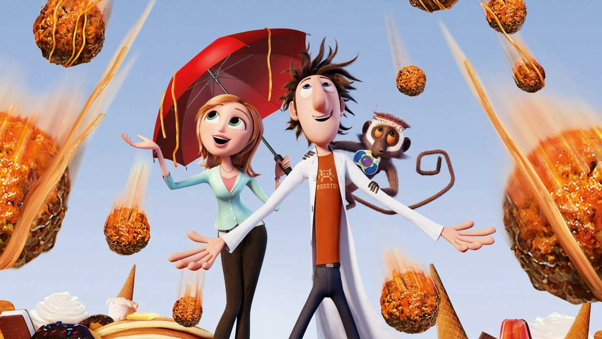 دانلود انیمیشن Cloudy with a Chance of Meatballs 2009